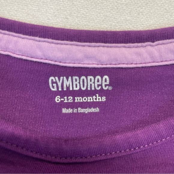 Gymboree Tutu Top Dance All Day purple long sleeve tee Size 6-12 Months - Picture 5 of 7